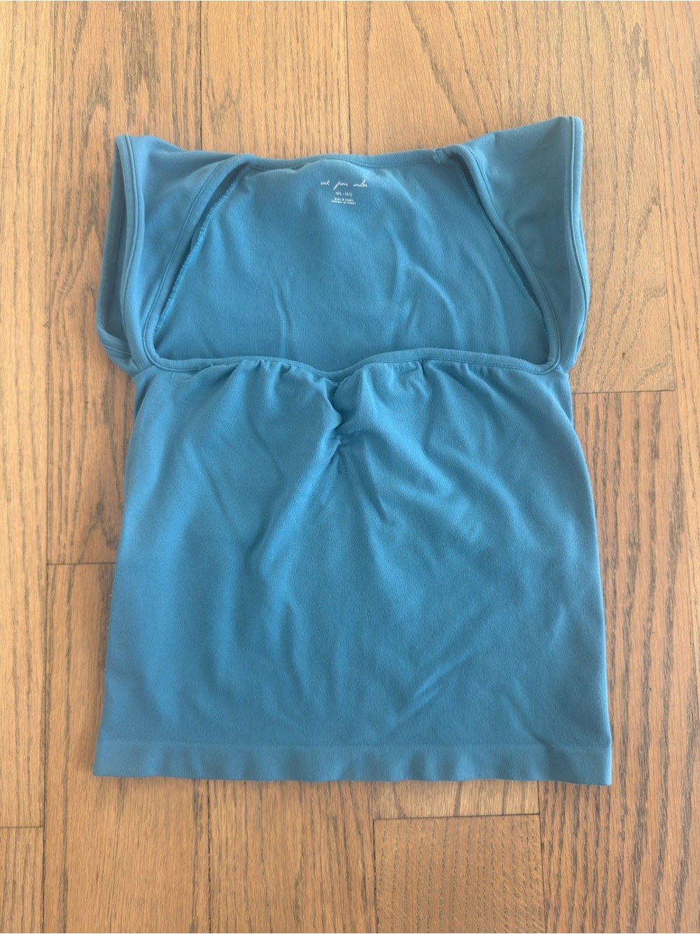 Urban Outfitters Teal Gathered Bust Camisole